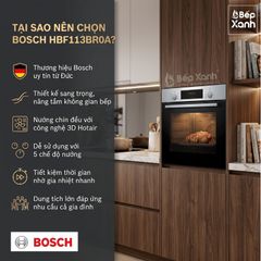 Lò Nướng Âm Tủ Bosch HBF113BR0A/ Nhập Khẩu Thổ Nhĩ Kỳ ảnh 6