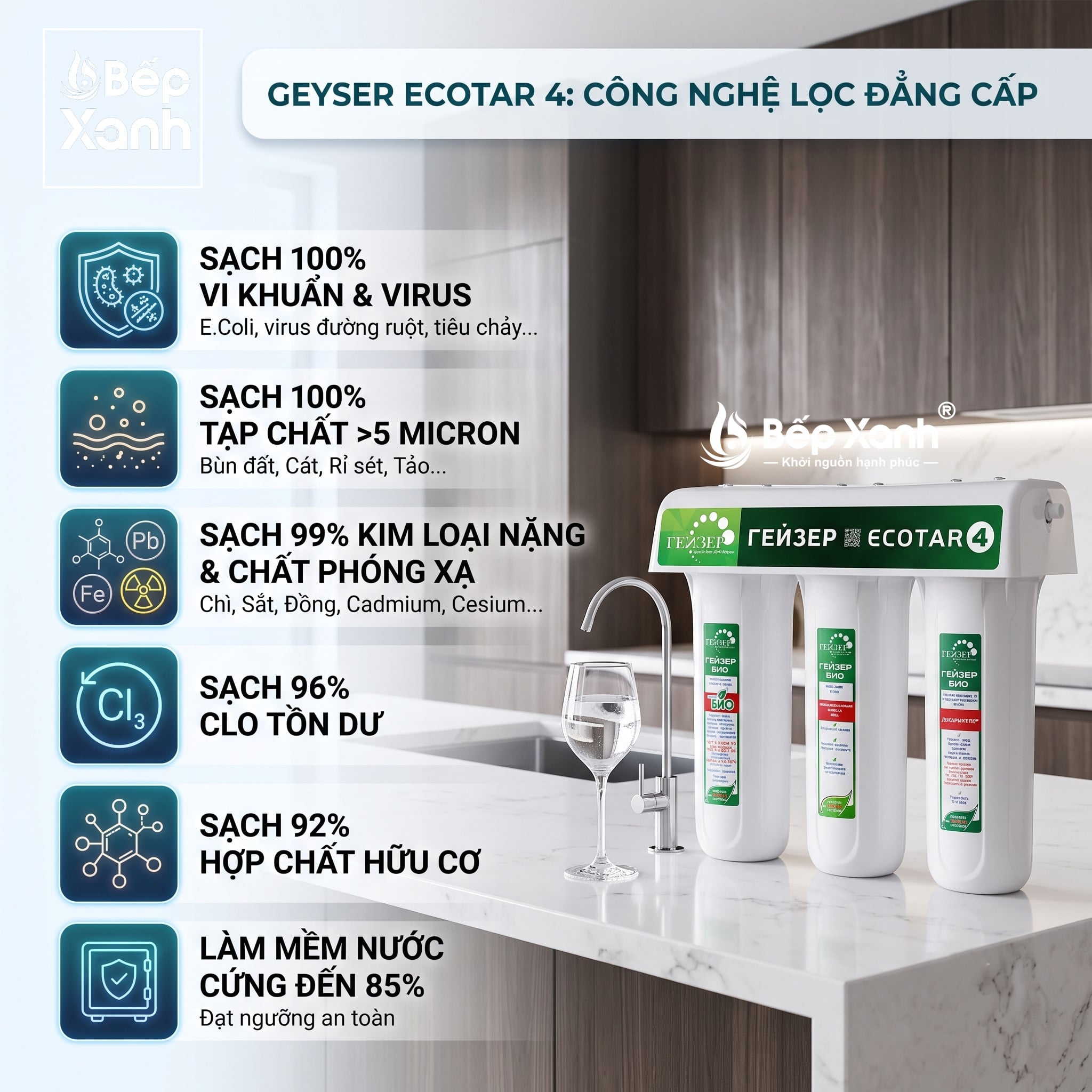 Giữ trọn khoáng chất tự nhiên