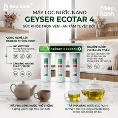 Máy Lọc Nước Dưới Chậu Rửa Nano Geyser Ecotar 4 / Nhập Khẩu 100 % Liên Bang Nga ảnh 2
