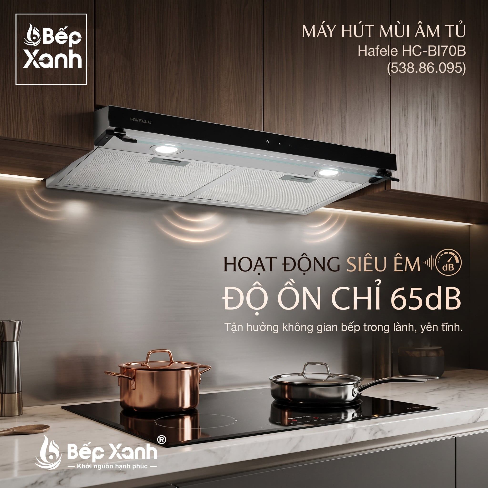 [CHÍNH HÃNG - FREESHIP HCM] Máy Hút Mùi Âm Tủ Hafele HC-BI70B (538.86.095) - Điều Khiển Cảm Ứng, Công Suất Mạnh Mẽ – ảnh 6