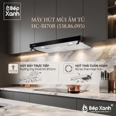 [CHÍNH HÃNG - FREESHIP HCM] Máy Hút Mùi Âm Tủ Hafele HC-BI70B (538.86.095) - Điều Khiển Cảm Ứng, Công Suất Mạnh Mẽ ảnh 8