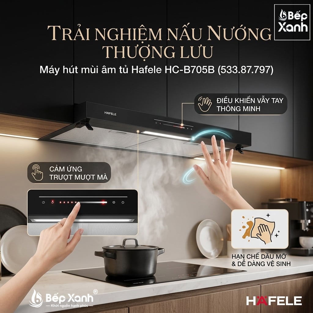 Điều khiển cảm ứng và vẫy tay thông minh