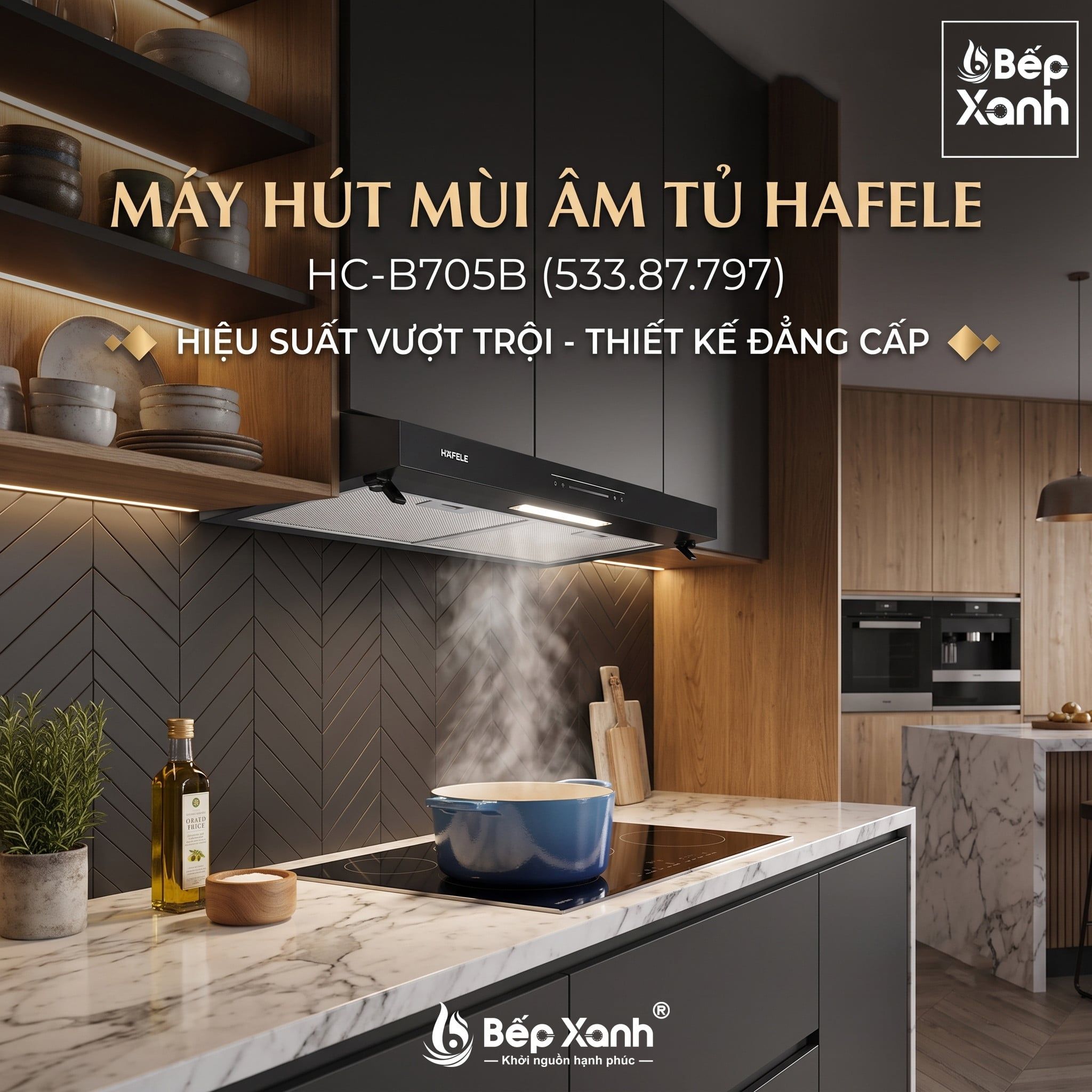 Máy hút mùi âm tủ Hafele HC-B705B (533.87.797)