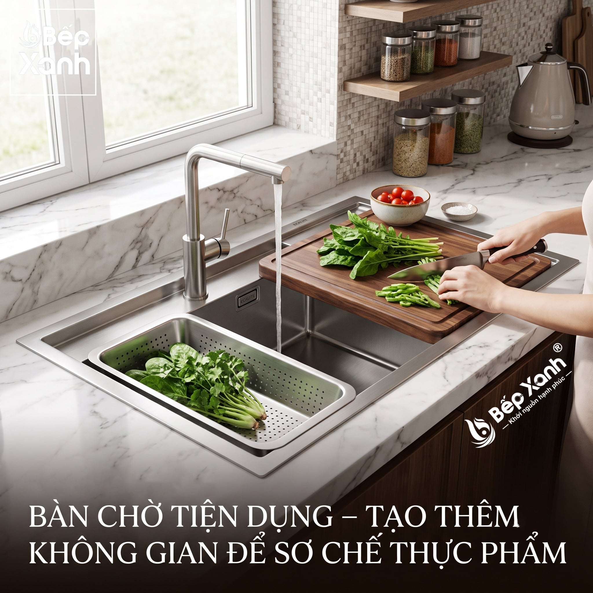 Không gian bàn chờ thông minh
