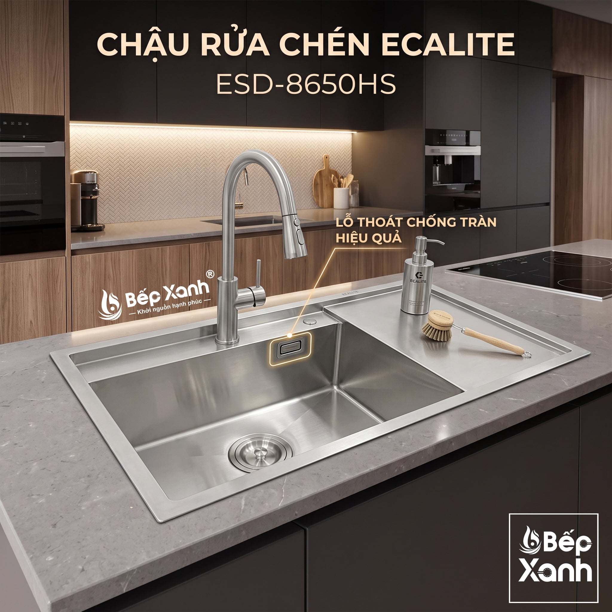 Lỗ thoát chống tràn an toàn
