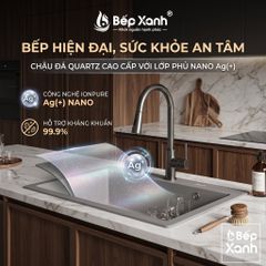 Chậu rửa chén đá Granite 1 hộc lớn 1A-Series Ecalite EGS-6001.7545LG ảnh 6