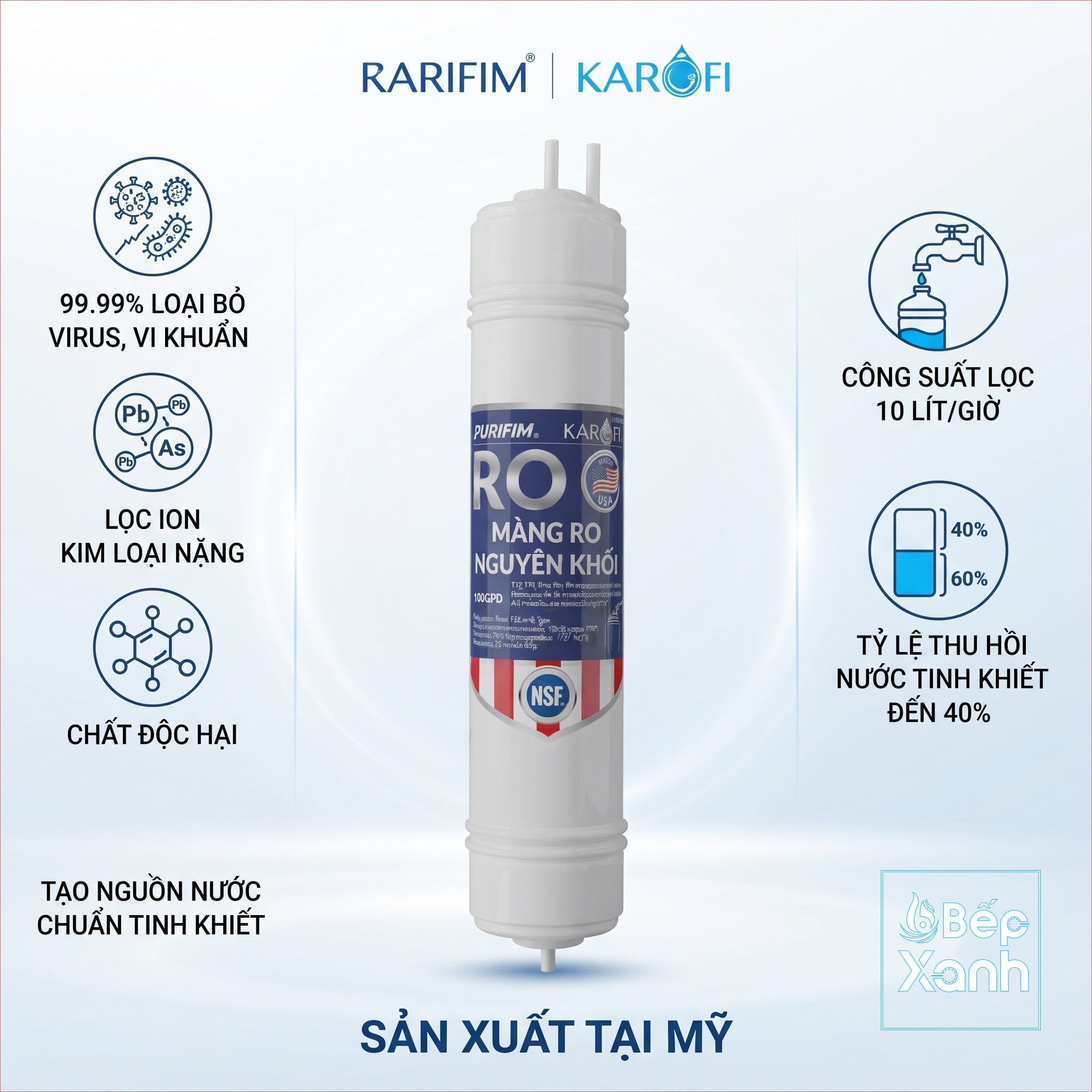 Máy lọc nước RO Karofi KAQ-U03 Pro – ảnh 5