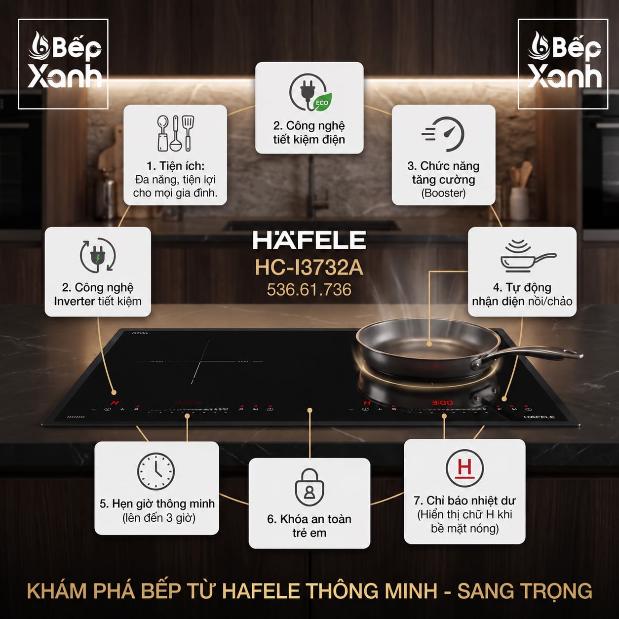 Bếp từ 2 vùng nấu Hafele HC-I3732A, mã số 536.61.736 – ảnh 8