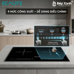 Bếp từ 2 vùng nấu Ecalite EL-MK2488II, nhập khẩu Malaysia ảnh 7