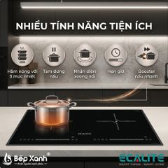 Bếp từ 2 vùng nấu Ecalite EL-MK2488II, nhập khẩu Malaysia ảnh 8