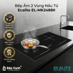 Bếp từ 2 vùng nấu Ecalite EL-MK2488II, nhập khẩu Malaysia ảnh 10