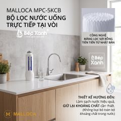 Máy lọc nước uống trực tiếp tại vòi Malloca MPC-5KCB - made in Japan ảnh 6