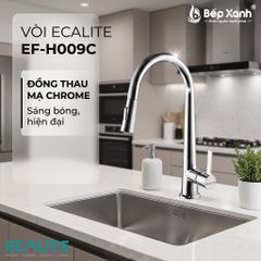 Vòi rửa chén nóng lạnh Kitchen Mixer Ecalite EF-H009C ảnh 8