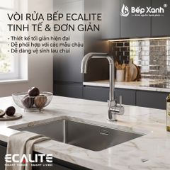 Vòi rửa chén nóng lạnh Kitchen Mixer Ecalite EF-H227C ảnh 5