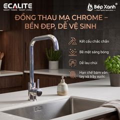 Vòi rửa chén nóng lạnh Kitchen Mixer Ecalite EF-H227C
