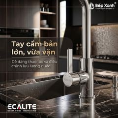 Vòi rửa chén nóng lạnh Kitchen Mixer Ecalite EF-H018C ảnh 4
