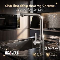 Vòi rửa chén nóng lạnh Kitchen Mixer Ecalite EF-H018C ảnh 5