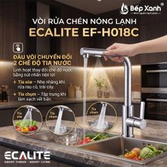 Vòi rửa chén nóng lạnh Kitchen Mixer Ecalite EF-H018C