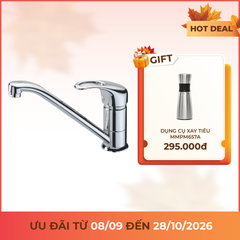 Vòi rửa chén lạnh đồng thau chrome Malloca K120C