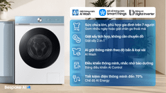 Máy giặt sấy Samsung Inverter 14/8 kg WD14BB944DGMSV ảnh 2