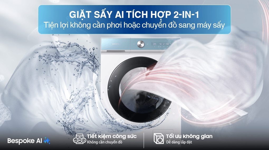 Máy giặt sấy Samsung Inverter 14/8 kg WD14BB944DGMSV – ảnh 4