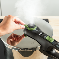Nồi áp suất Inox cao cấp Tefal Secure Trendy có khay hấp, 6L ảnh 4