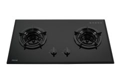 Bếp gas âm Rinnai RVB-2iFE(B) 780mm 2 lò nấu, mặt kính cường lực