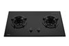 Bếp gas âm Rinnai RVB-2iFE(B) 780mm 2 lò nấu, mặt kính cường lực