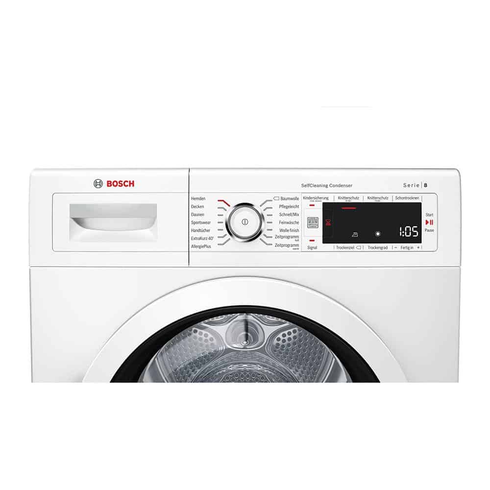 Máy sấy quần áo Bosch WTW87541 Bơm Nhiệt Series 8 – 9 Kg trong không gian sống