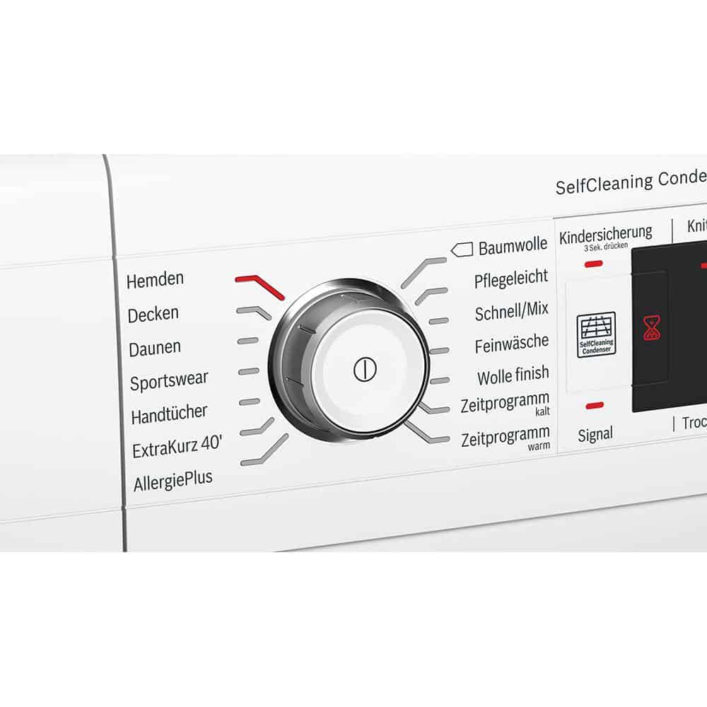 Sấy bơm nhiệt dịu nhẹ – Máy sấy quần áo Bosch WTW87541 Bơm Nhiệt Series 8 – 9 Kg