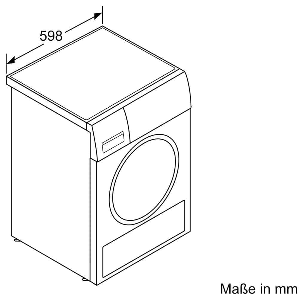Máy sấy quần áo Bosch WTW87541 Bơm Nhiệt Series 8 – 9 Kg – ảnh 2