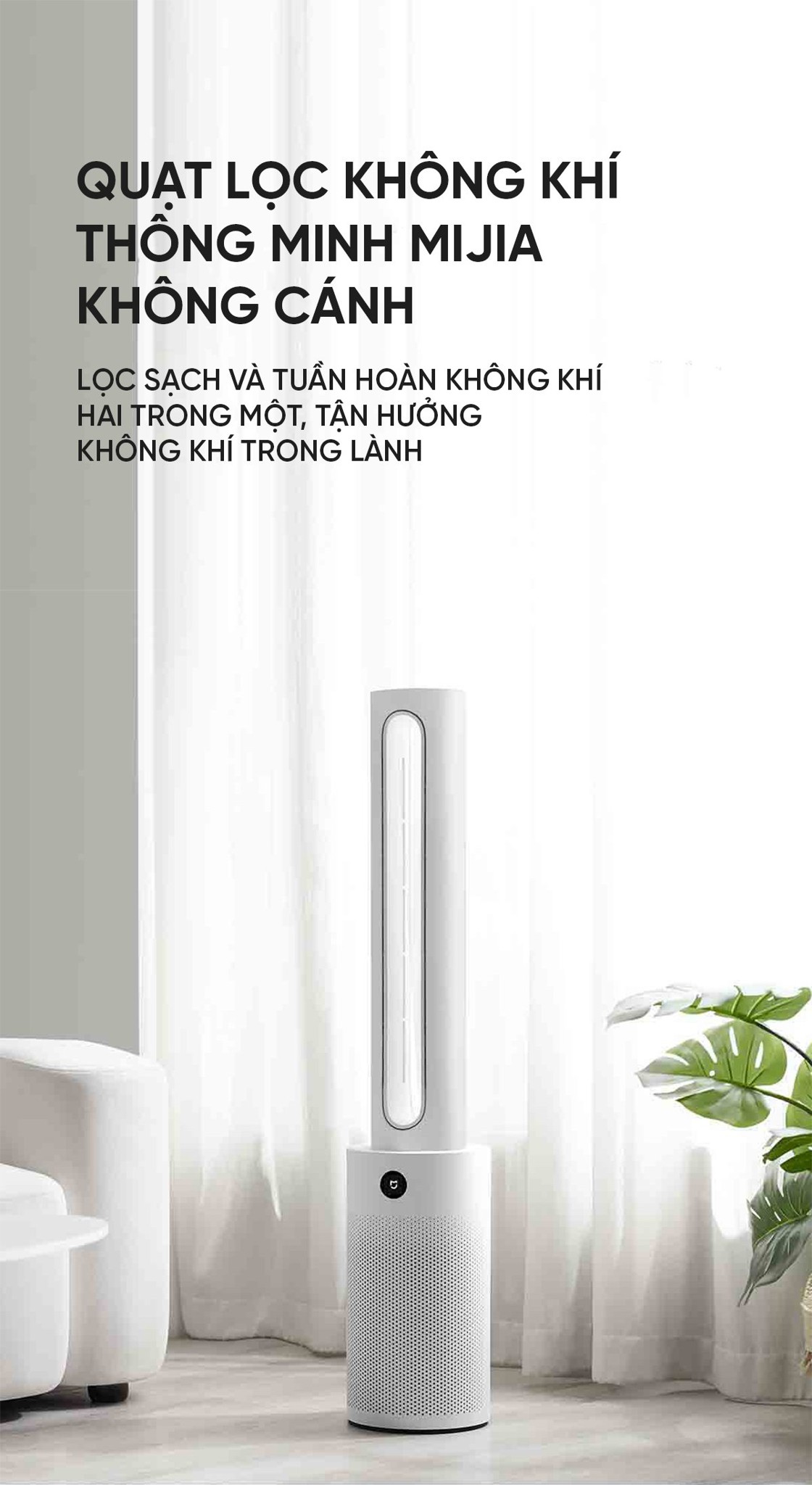 Quạt không cánh Xiaomi Mijia WYJHS01ZM quạt không cánh lọc không khí – ảnh 7