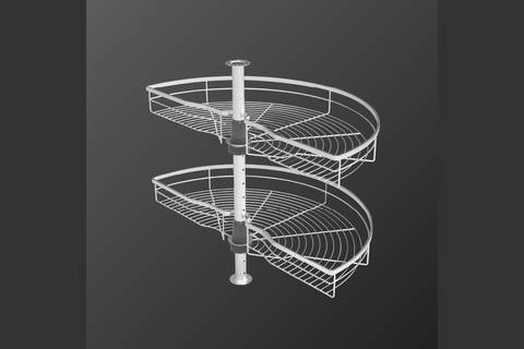 Kệ góc mâm xoay góc mở 1/2 - 180° GrandX XC.180.80S1