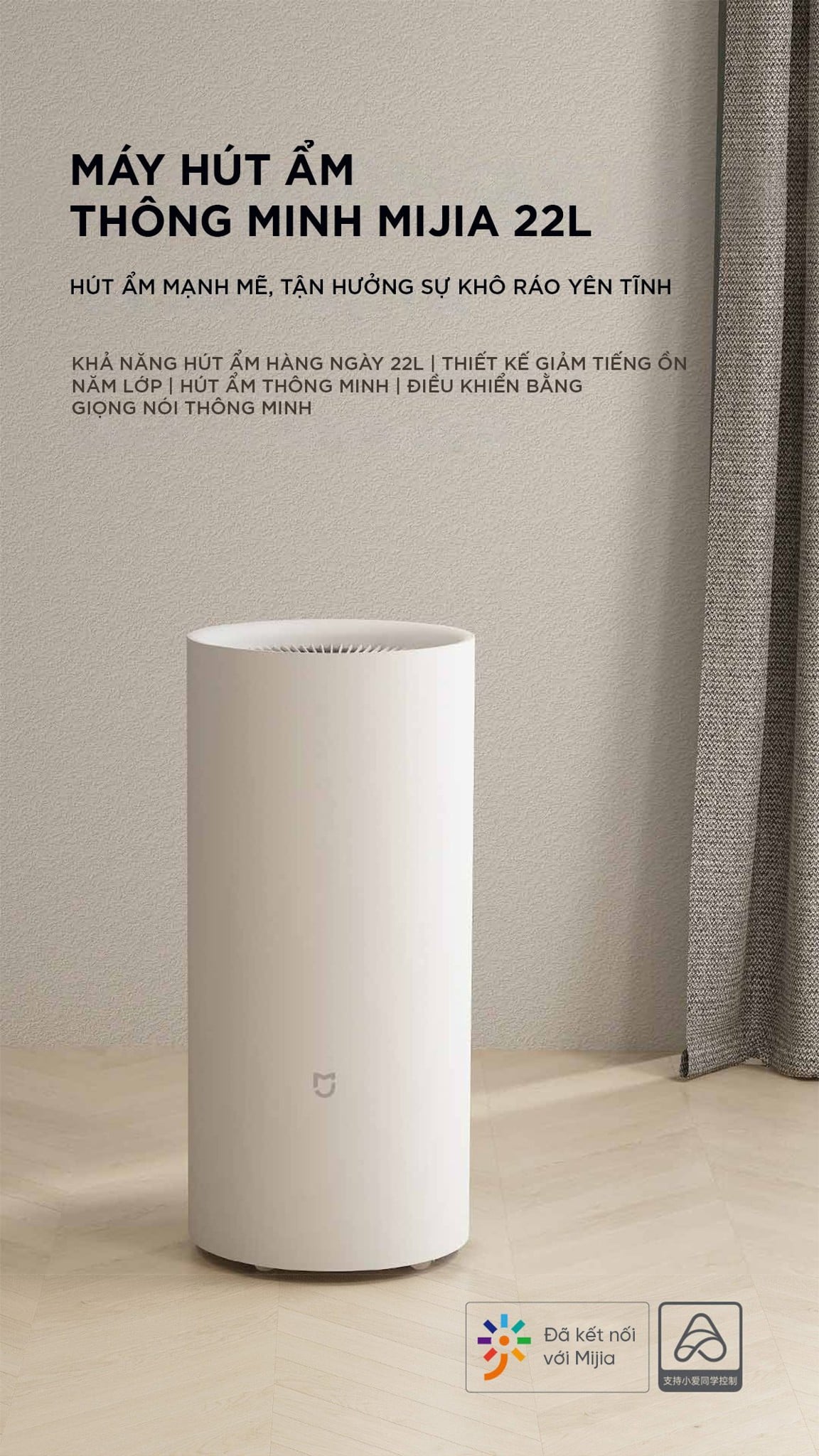 Máy hút ẩm Xiaomi 22L – ảnh 2