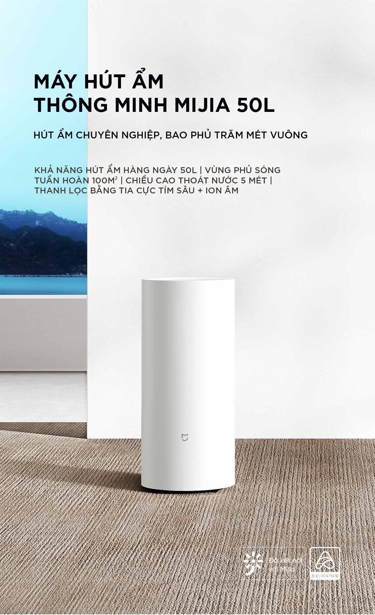 Máy hút ẩm Xiaomi 50L – ảnh 2