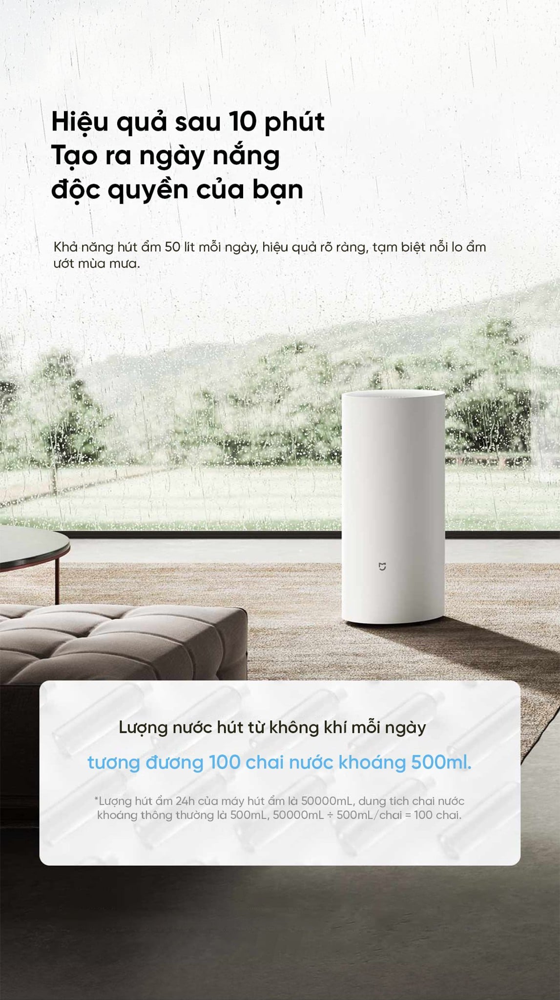 Máy hút ẩm Xiaomi 50L – ảnh 5