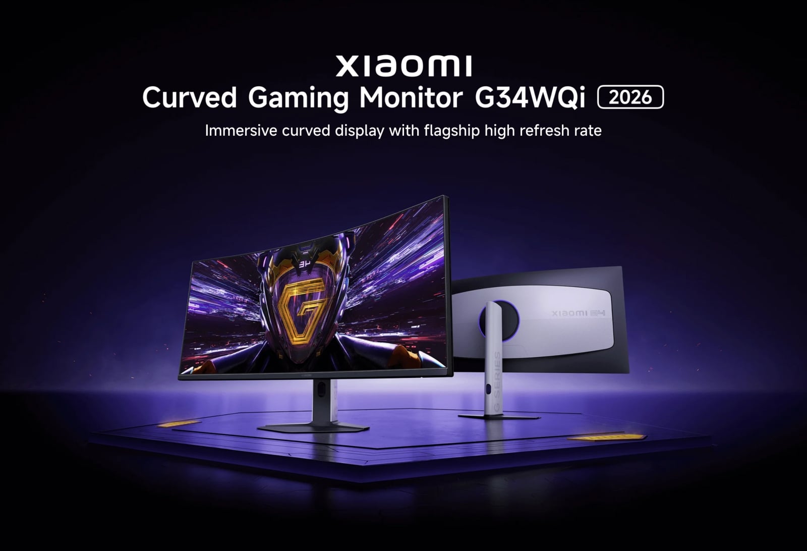 Màn hình máy tính Xiaomi Curved Gaming Monitor G34WQi 2026 OM4QK-EU – ảnh 2