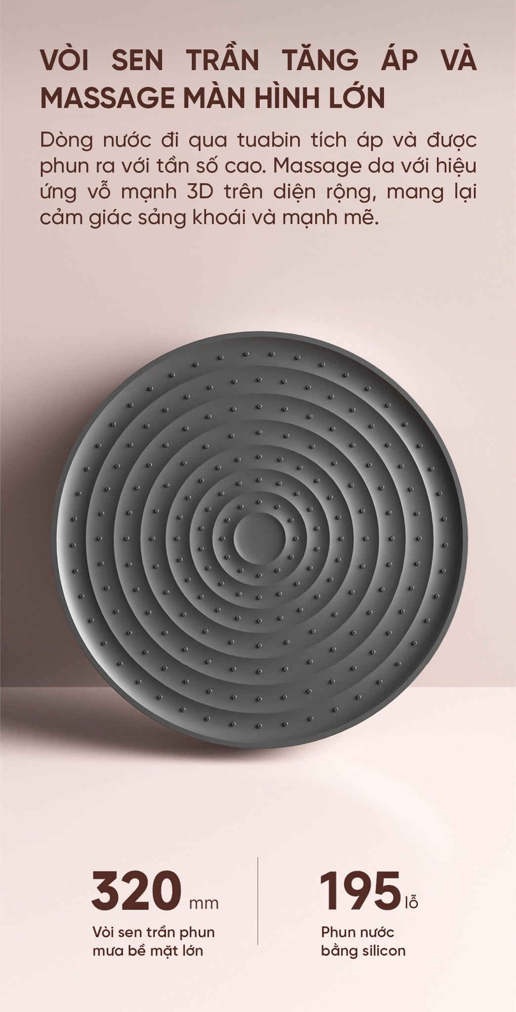 Bộ vòi sen cây tăng áp và massage Xiaomi i9 – ảnh 6