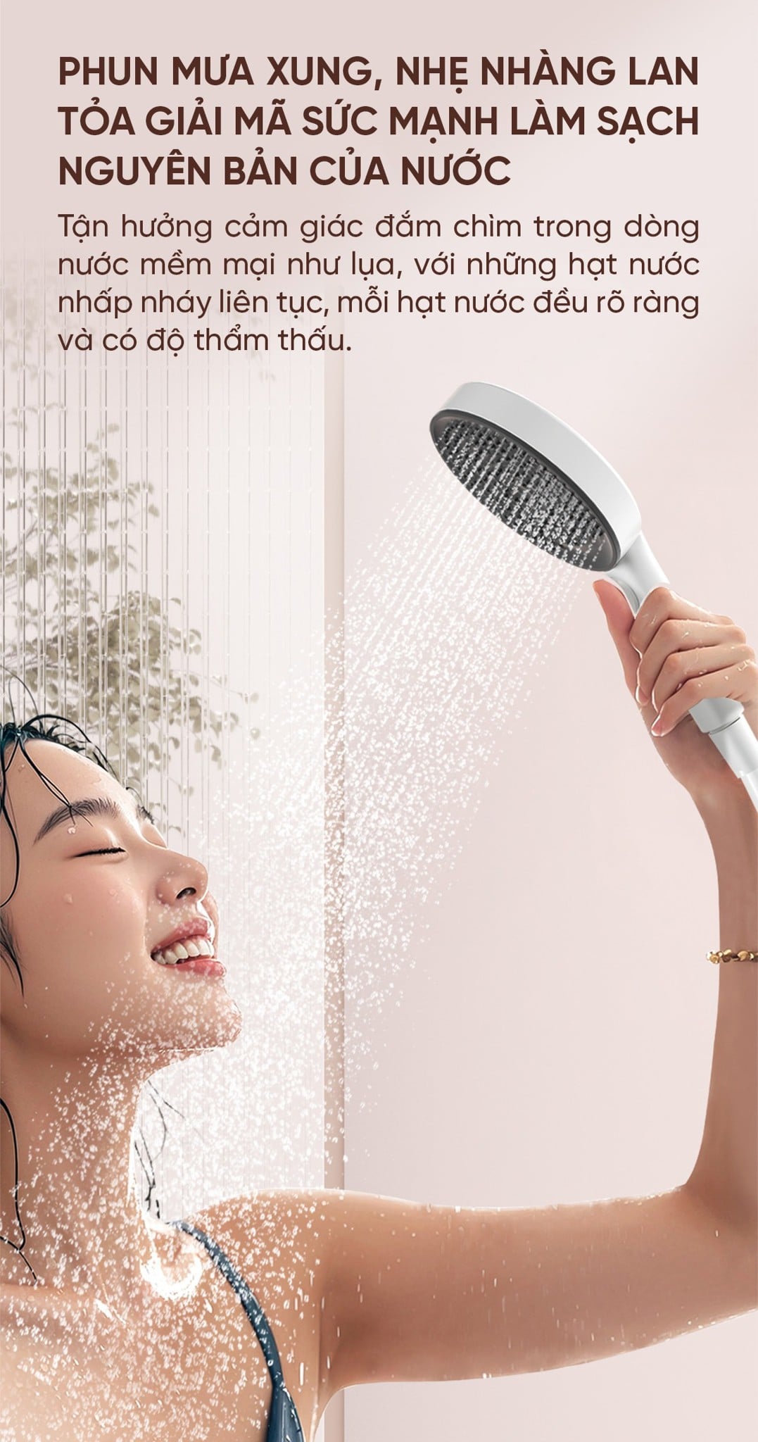 Bộ vòi sen cây tăng áp và massage Xiaomi i9 – ảnh 8