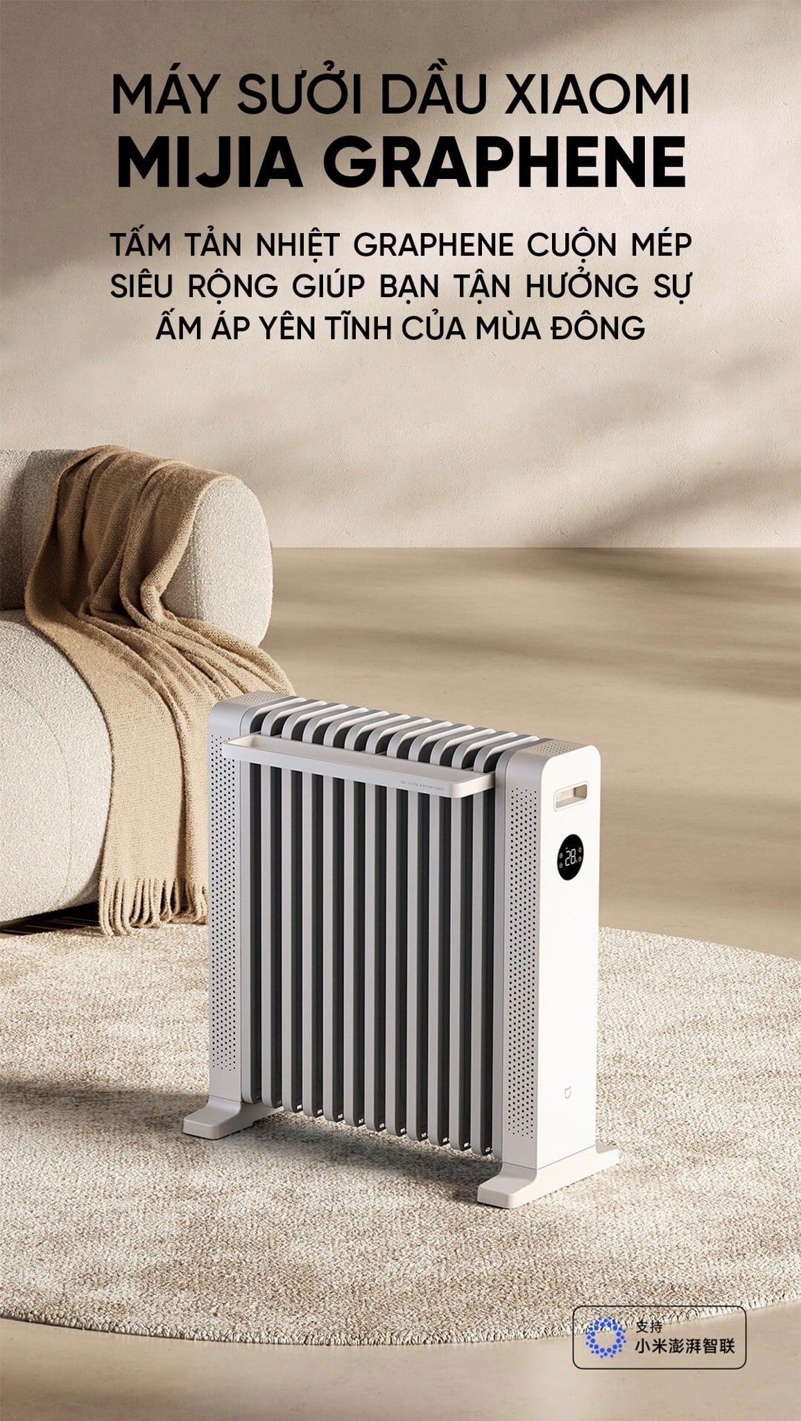 Máy sưởi Xiaomi Mijia Graphene YTDNQ01ZM – ảnh 2