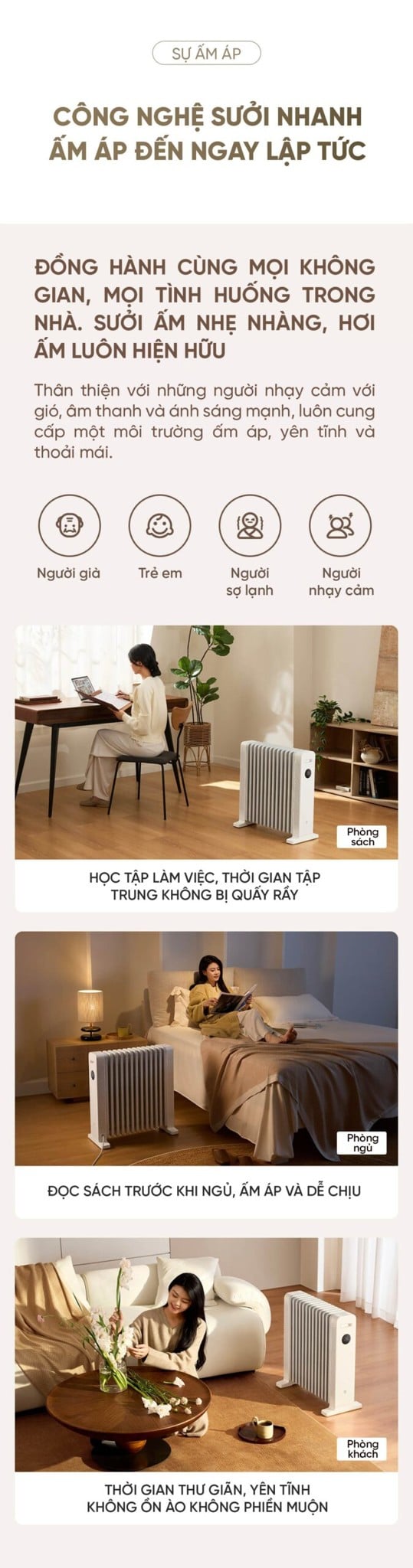 Máy sưởi Xiaomi Mijia Graphene YTDNQ01ZM – ảnh 4