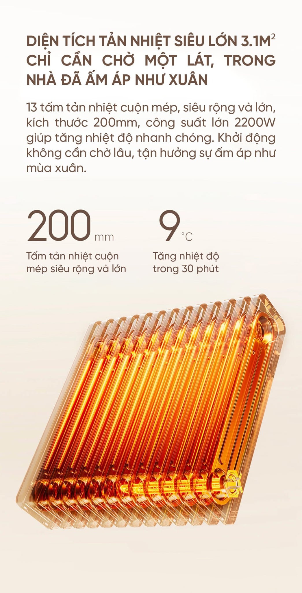 Máy sưởi Xiaomi Mijia Graphene YTDNQ01ZM – ảnh 5