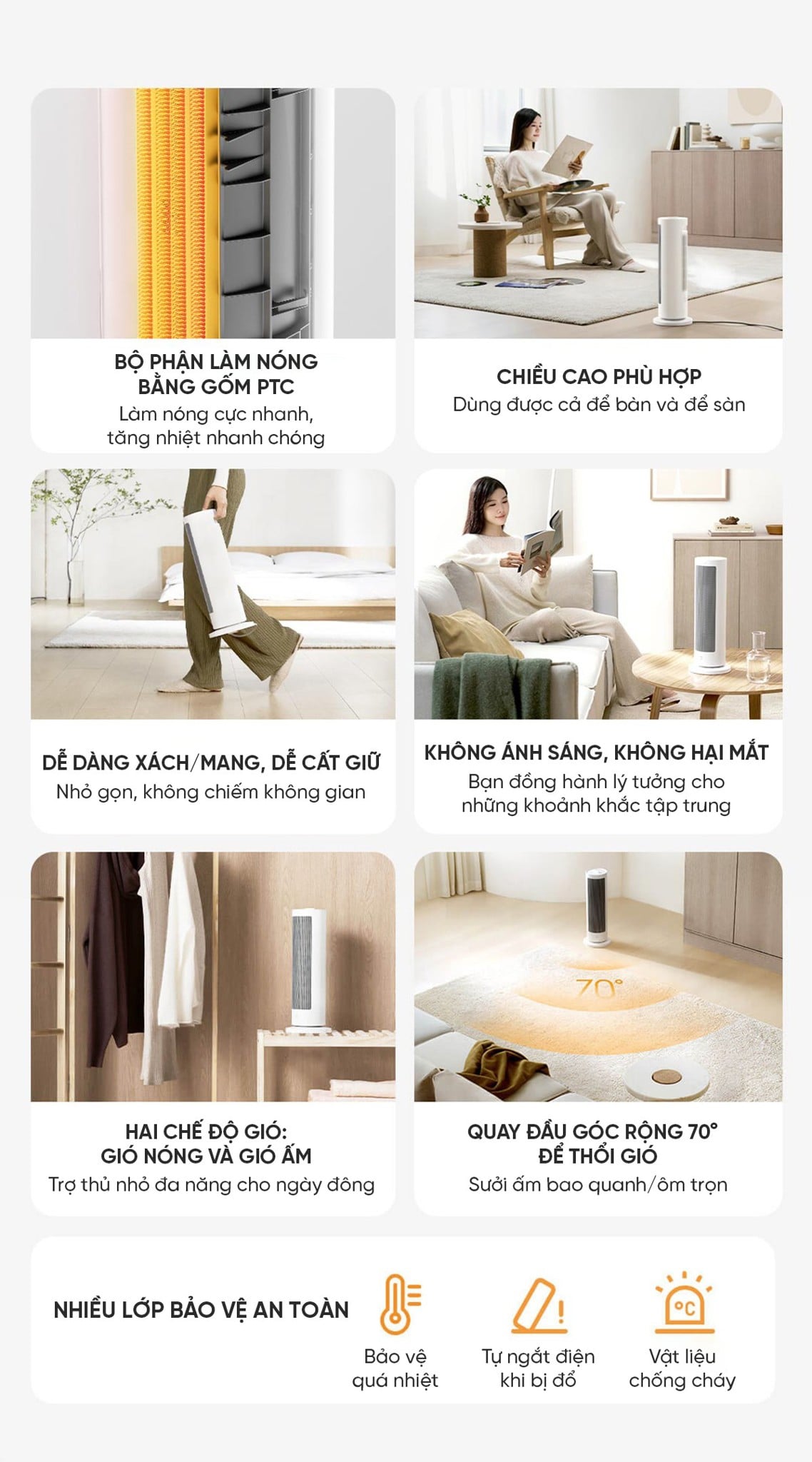 Máy sưởi Xiaomi Mijia LSNFJ03ZM – ảnh 3