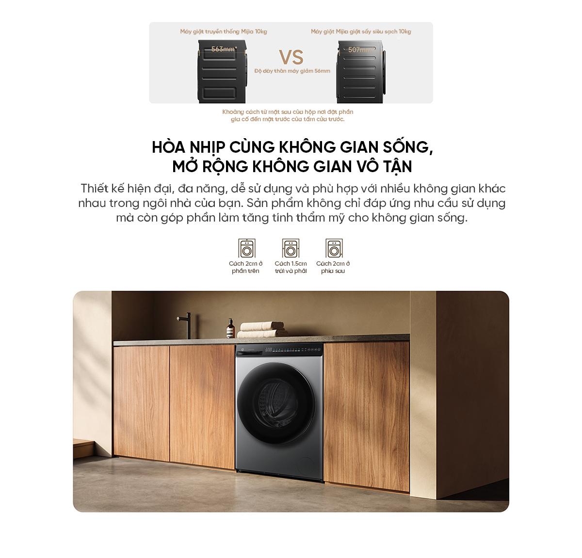 Máy giặt sấy Xiaomi Mijia MJ108, giặt 10kg, sấy 7kg – ảnh 5