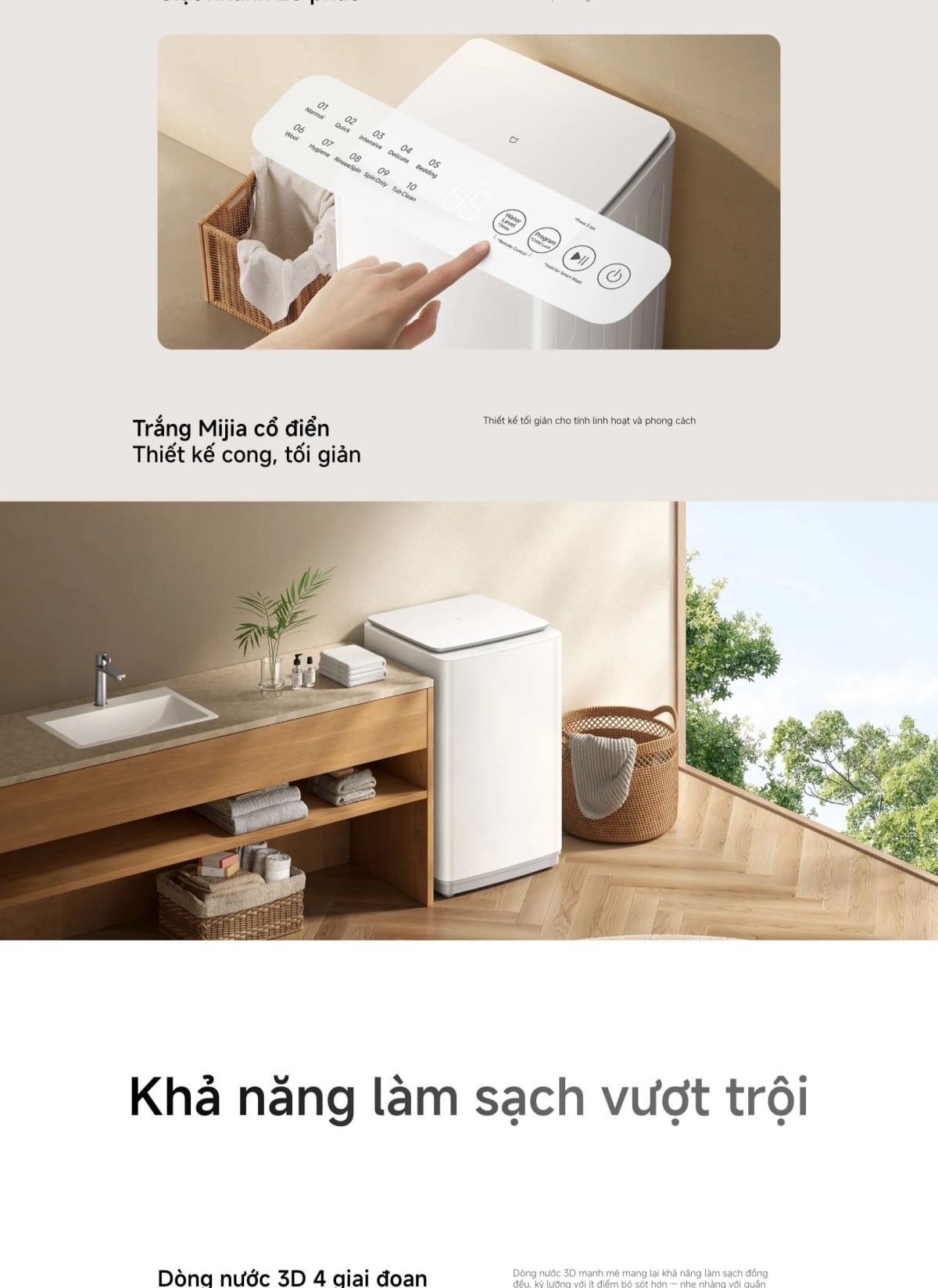 Máy giặt Xiaomi Mijia Top Load Washer – ảnh 8