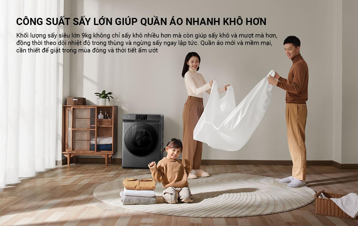 Máy giặt sấy Xiaomi Mijia MJ202, giặt 12kg, sấy 9kg – ảnh 6