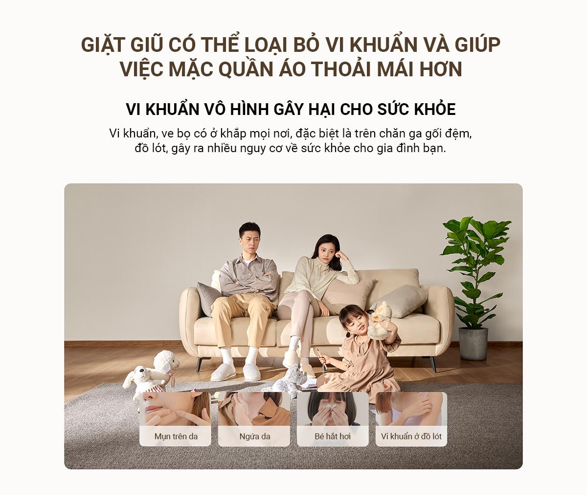 Máy giặt sấy Xiaomi Mijia MJ202, giặt 12kg, sấy 9kg – ảnh 7