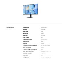 Màn hình máy tính Xiaomi Monitor A27i 2026 ELA6410EU ảnh 7