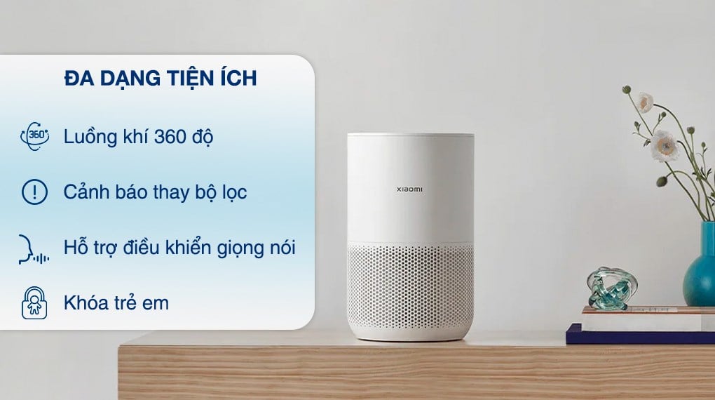 Máy lọc không khí Xiaomi Smart Air Purifier 4 compact EU (BHR5860EU) 27W – ảnh 7