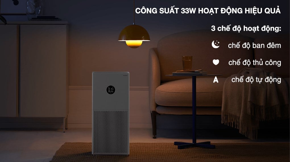 Máy lọc không khí Xiaomi Smart Air Purifier 4 lite EU (BHR5274GL) 33W – ảnh 3